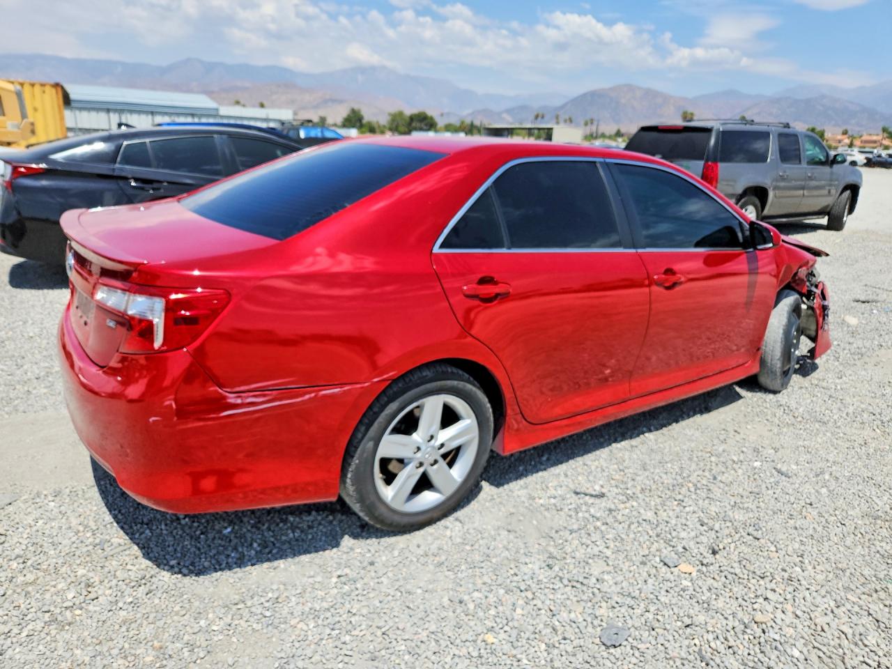 2014 Toyota Camry Se Red vin: 4T1BF1FK5EU808748
