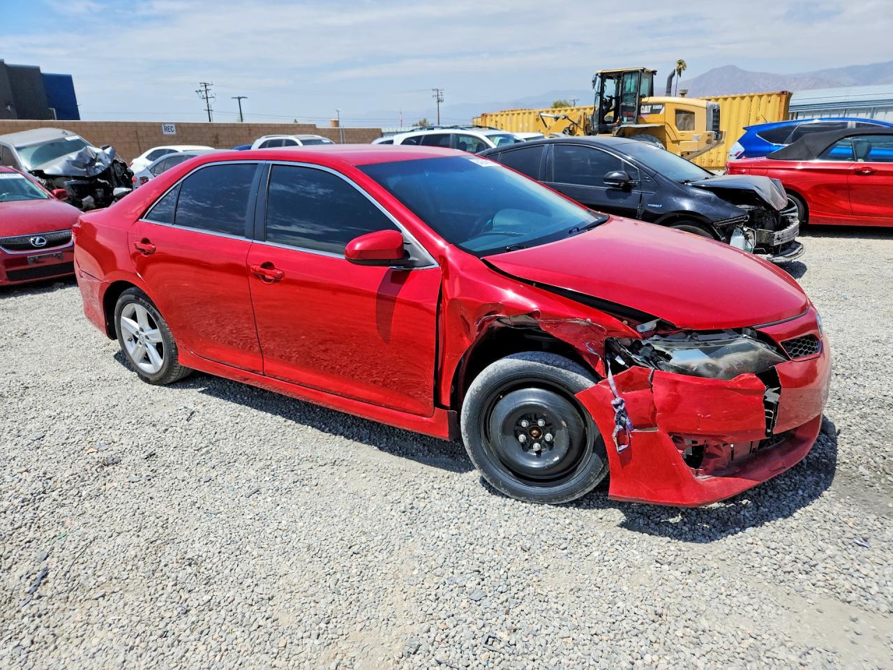 2014 Toyota Camry Se Red vin: 4T1BF1FK5EU808748