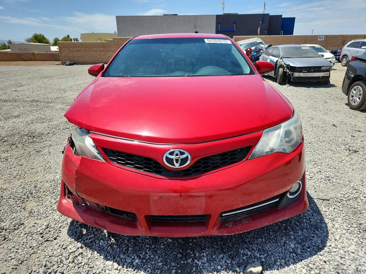 2014 Toyota Camry Se Red vin: 4T1BF1FK5EU808748