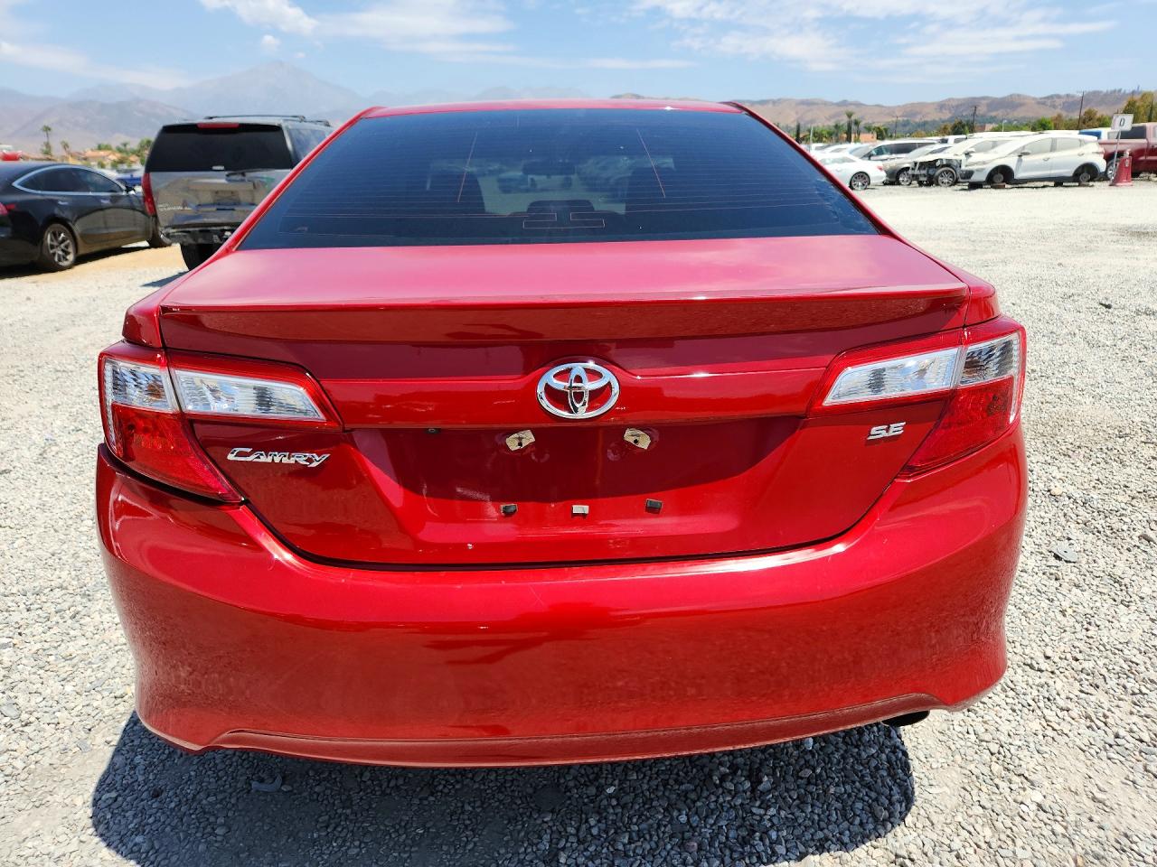 2014 Toyota Camry Se Red vin: 4T1BF1FK5EU808748