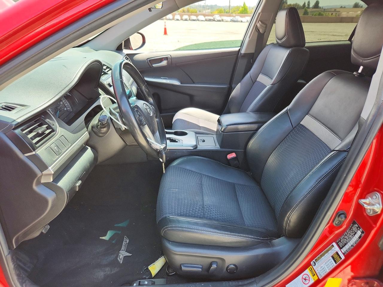 2014 Toyota Camry Se Red vin: 4T1BF1FK5EU808748