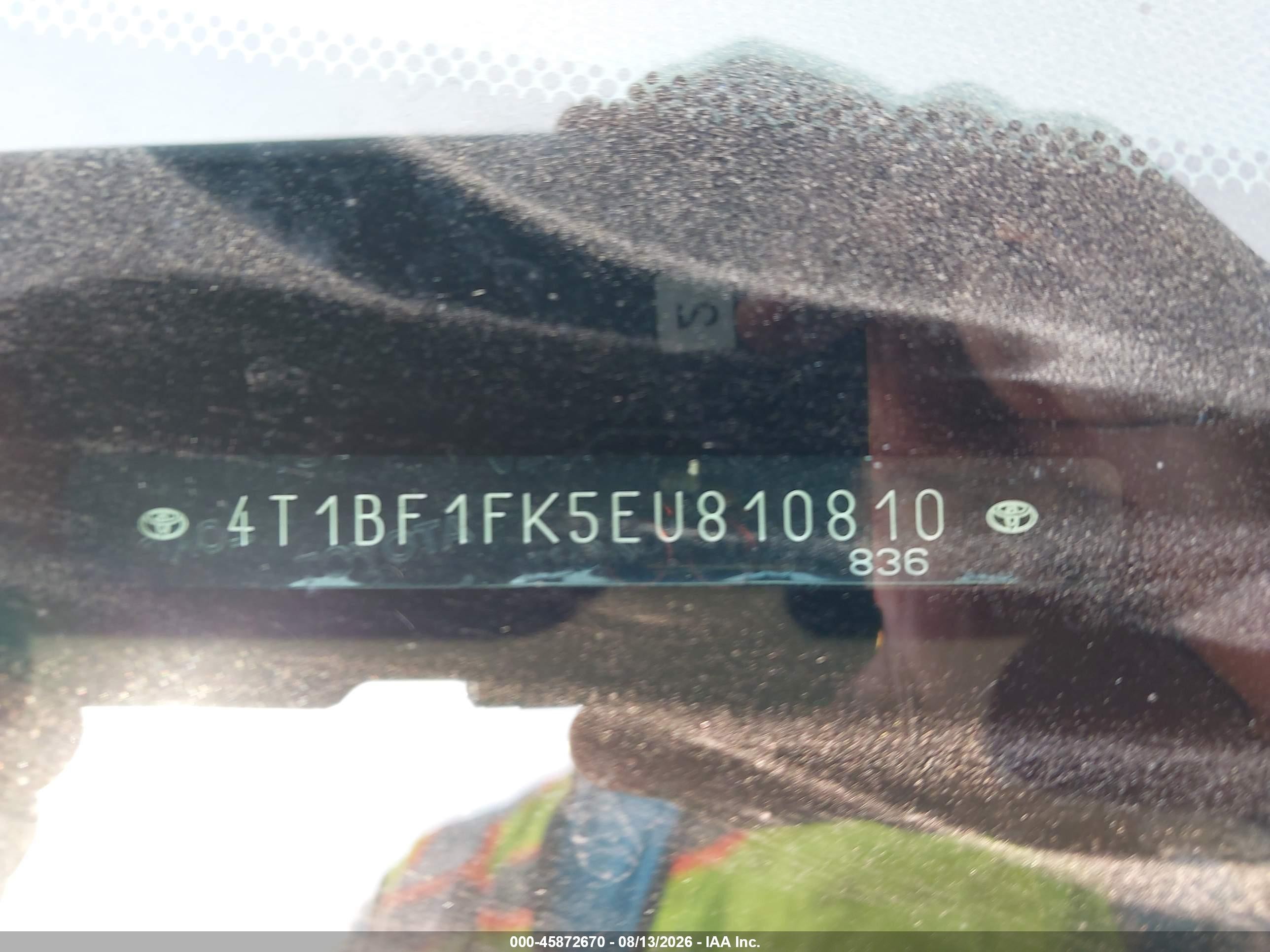 2014 Toyota Camry Se Gray vin: 4T1BF1FK5EU810810