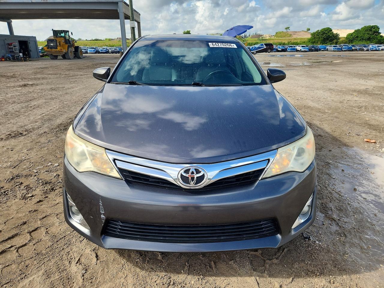 2014 Toyota Camry Xle Серый vin: 4T1BF1FK5EU815070