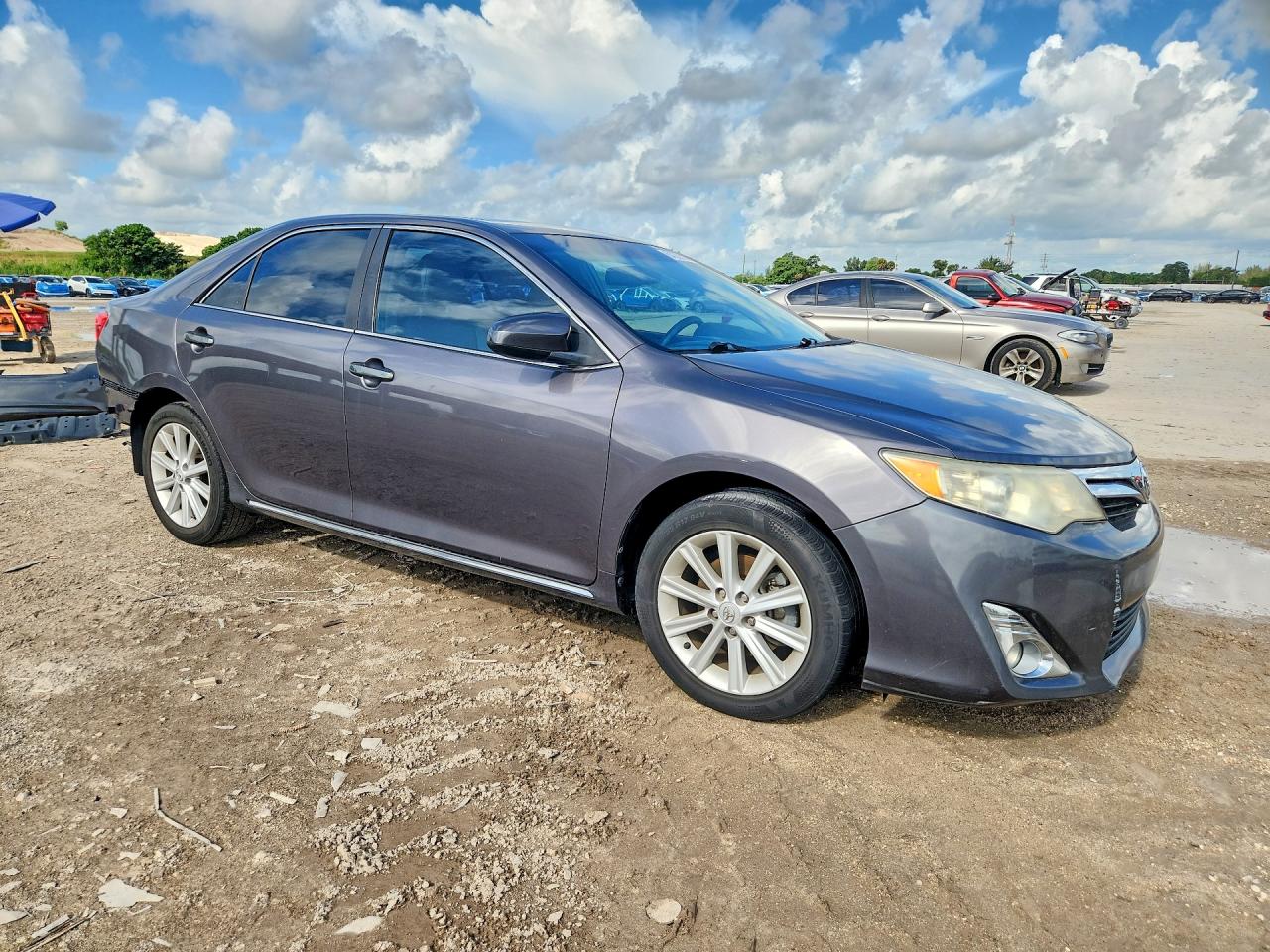 2014 Toyota Camry Xle Серый vin: 4T1BF1FK5EU815070