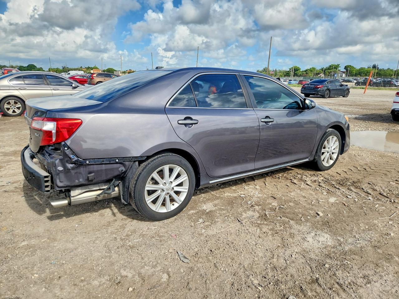 2014 Toyota Camry Xle Серый vin: 4T1BF1FK5EU815070