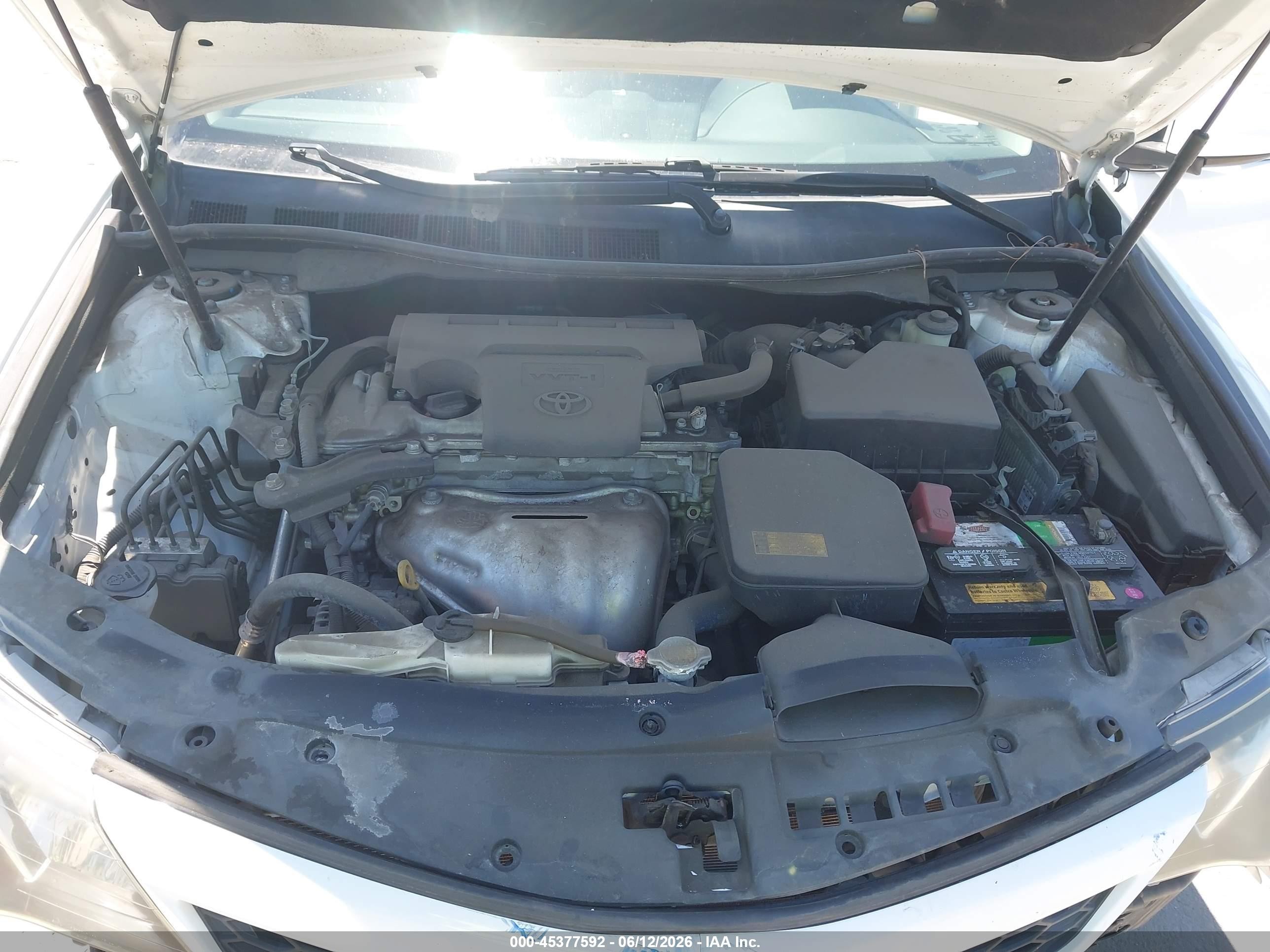 2014 Toyota Camry Se White vin: 4T1BF1FK5EU822696