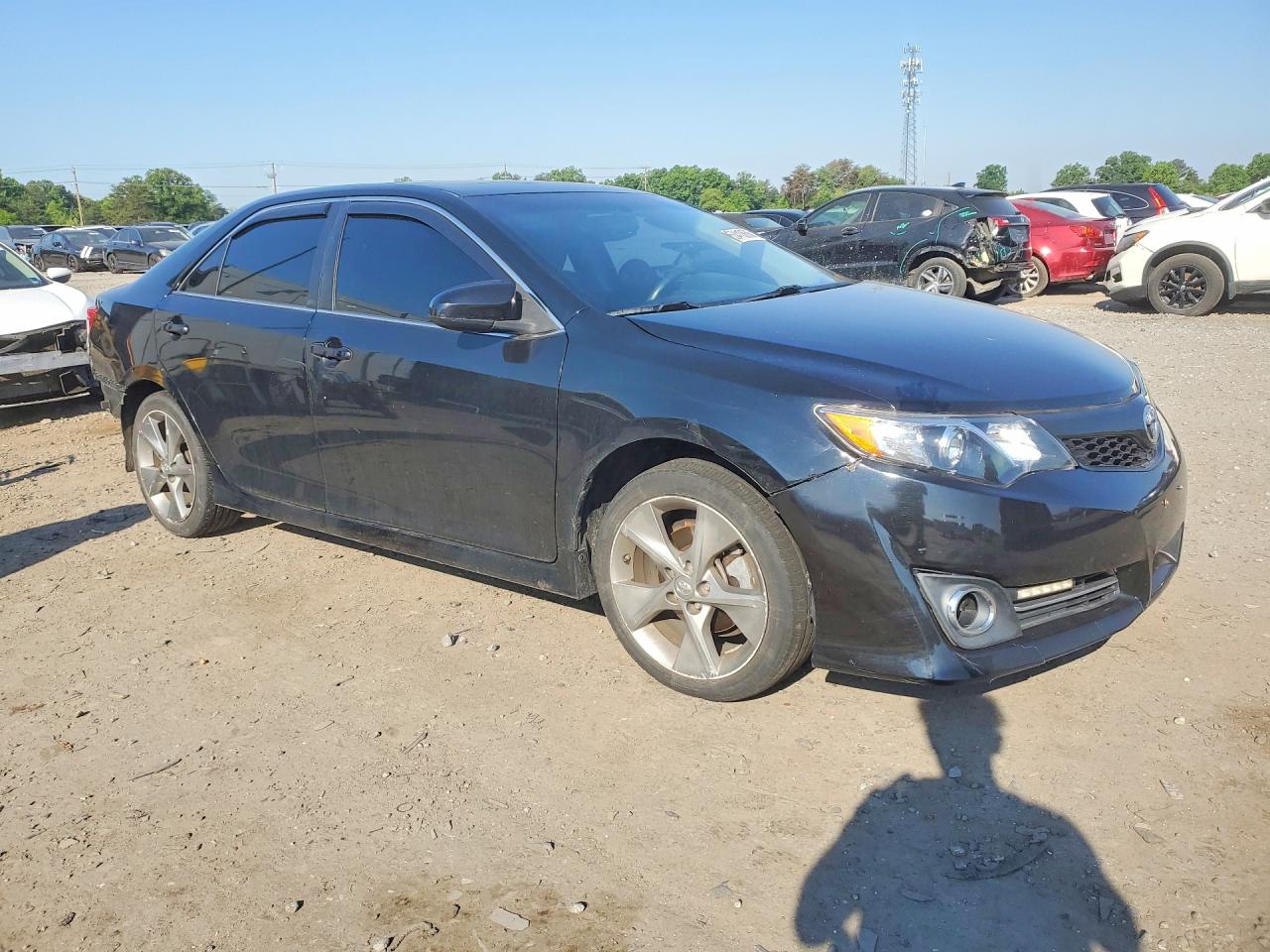 2014 Toyota Camry Se Sport Black vin: 4T1BF1FK5EU828823
