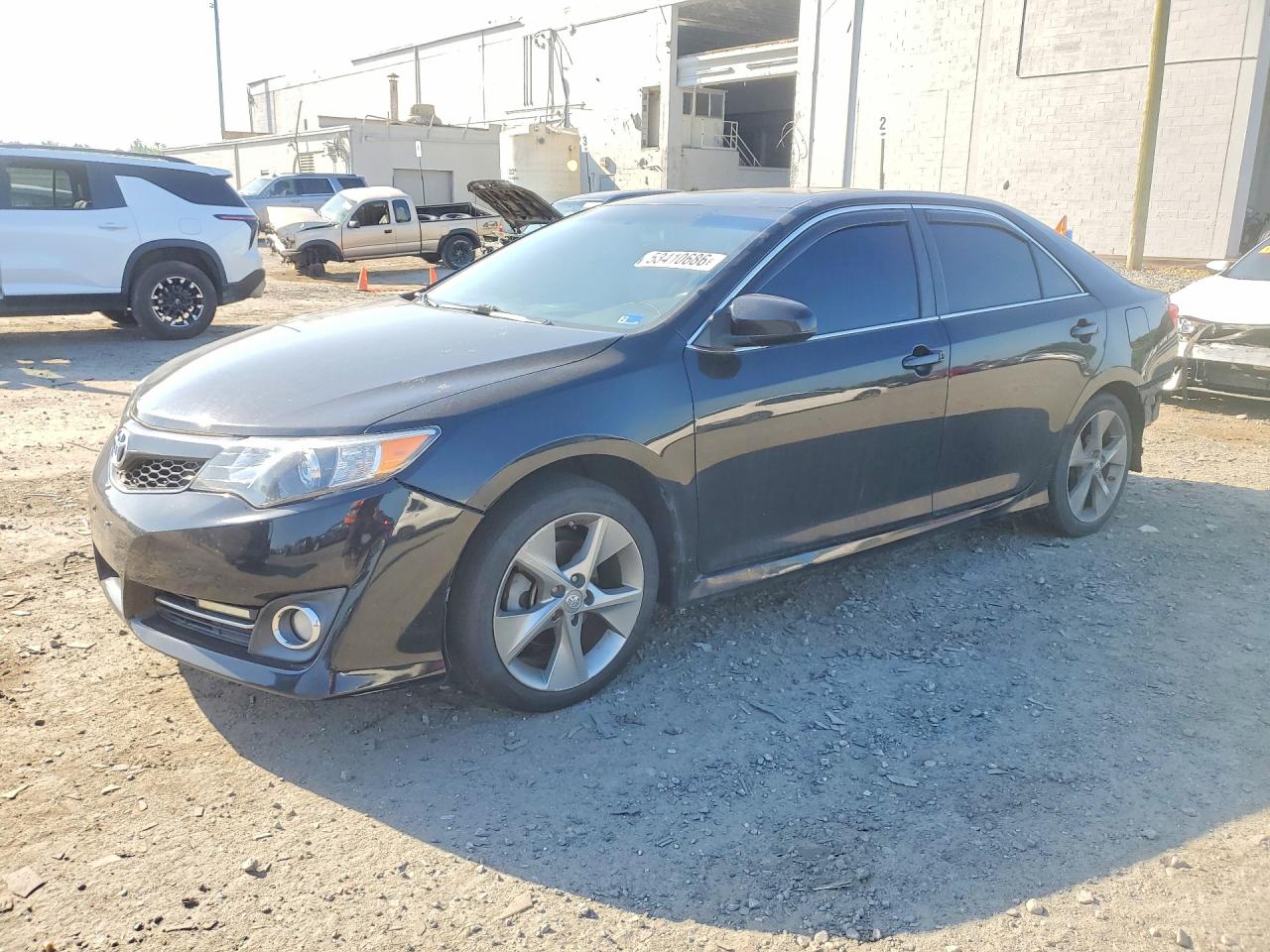 2014 Toyota Camry Se Sport Black vin: 4T1BF1FK5EU828823