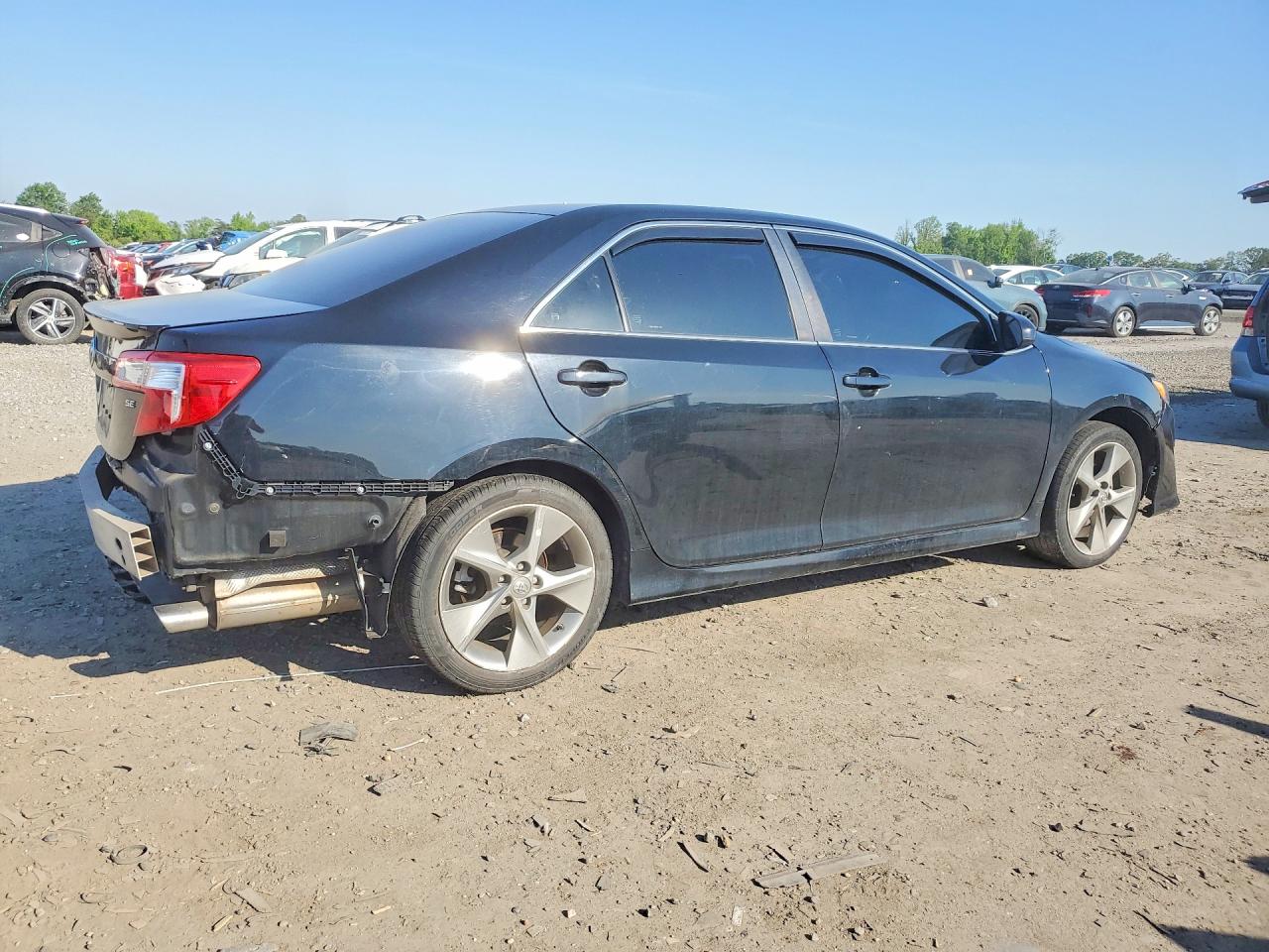2014 Toyota Camry Se Sport Black vin: 4T1BF1FK5EU828823