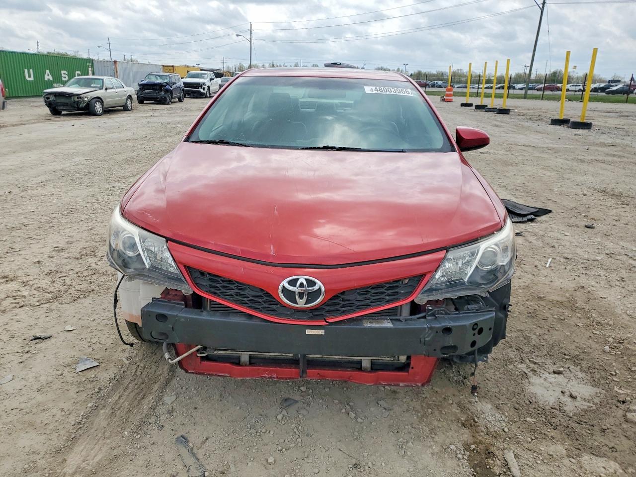 2014 Toyota Camry Se Red vin: 4T1BF1FK5EU830538