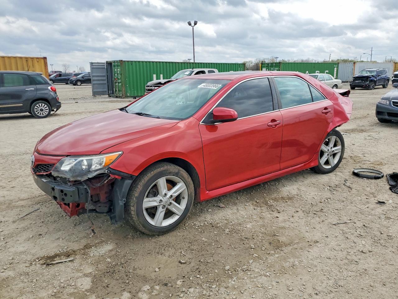 2014 Toyota Camry Se Красный vin: 4T1BF1FK5EU830538