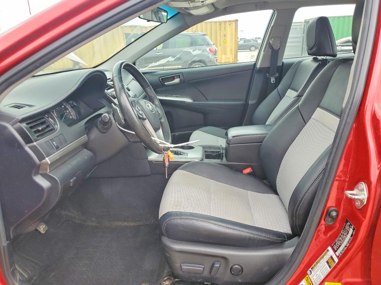 2014 Toyota Camry Se Red vin: 4T1BF1FK5EU830538