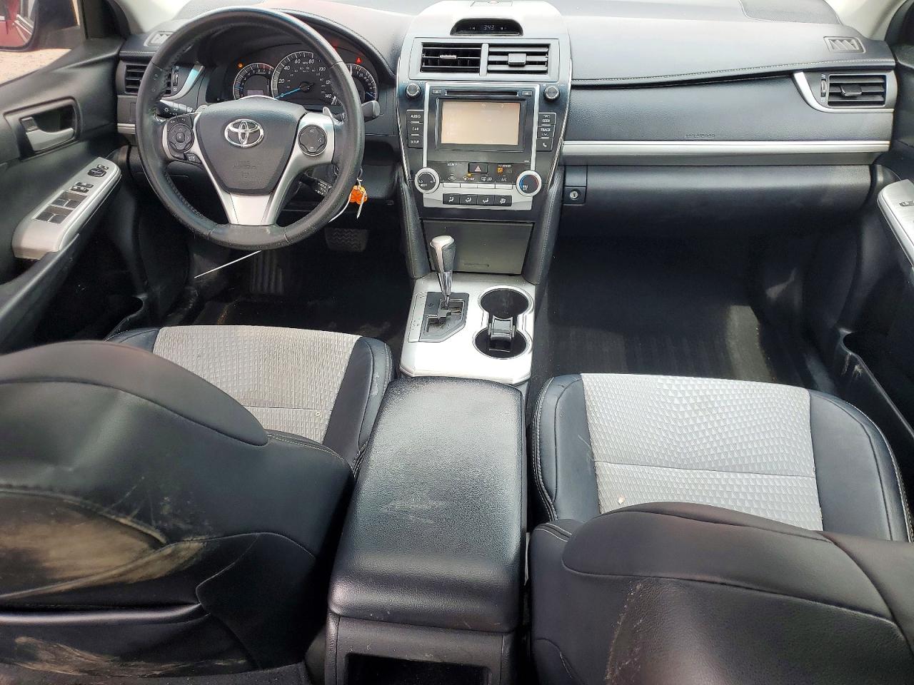 2014 Toyota Camry Se Red vin: 4T1BF1FK5EU830538