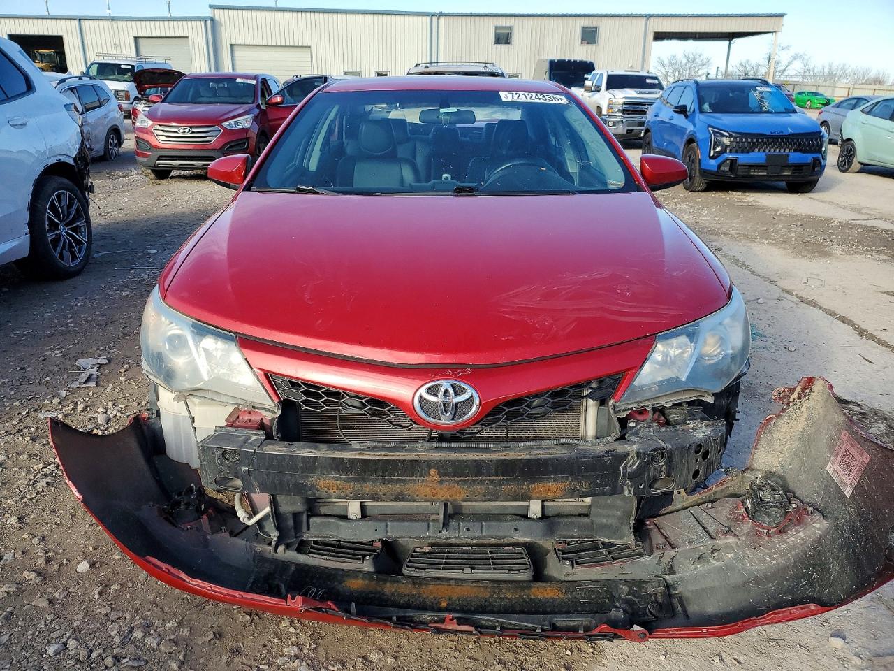 2014 Toyota Camry Красный vin: 4T1BF1FK5EU831981