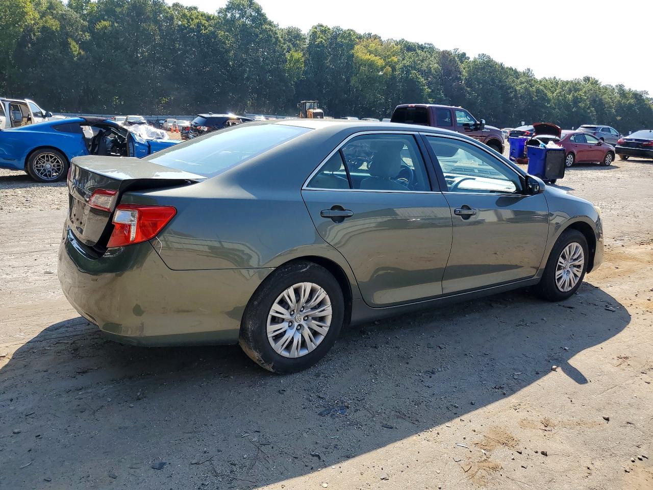 2014 Toyota Camry L Зеленый vin: 4T1BF1FK5EU844455