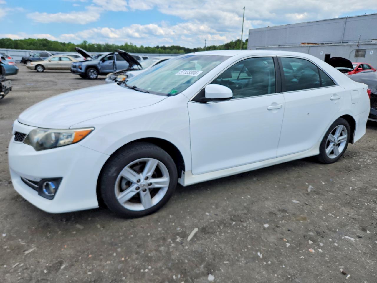 2014 Toyota Camry Se White vin: 4T1BF1FK5EU854709