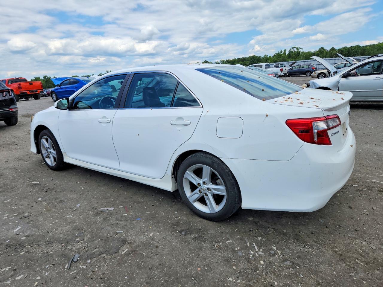 2014 Toyota Camry Se White vin: 4T1BF1FK5EU854709