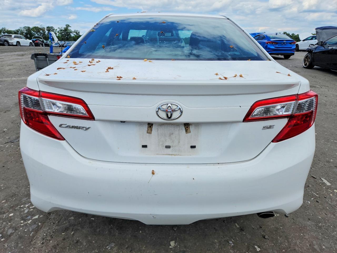 2014 Toyota Camry Se White vin: 4T1BF1FK5EU854709