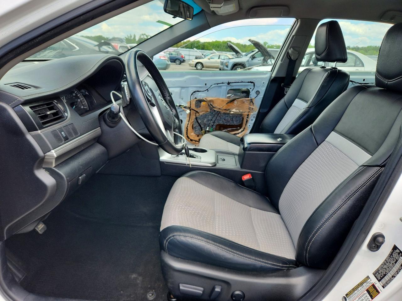 2014 Toyota Camry Se White vin: 4T1BF1FK5EU854709