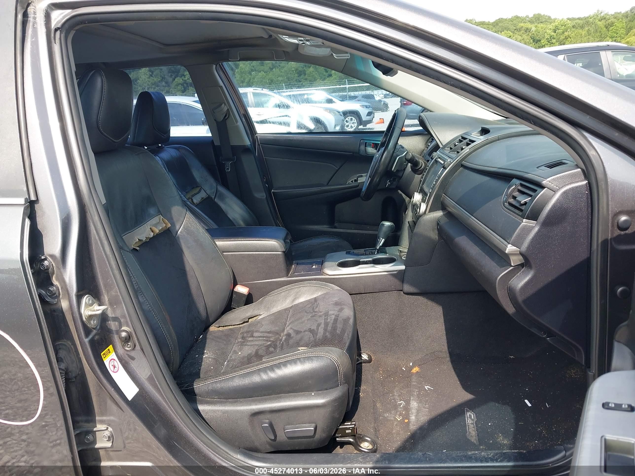 2014 Toyota Camry Se Gray vin: 4T1BF1FK5EU860719