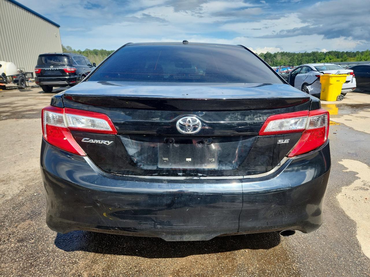 2014 Toyota Camry Se Black vin: 4T1BF1FK5EU862843