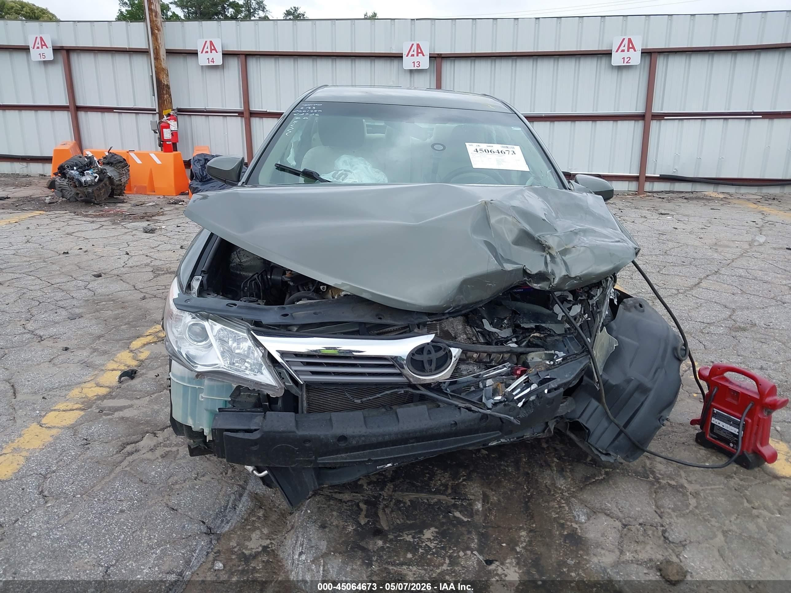 2014 Toyota Camry L Серый vin: 4T1BF1FK5EU866133