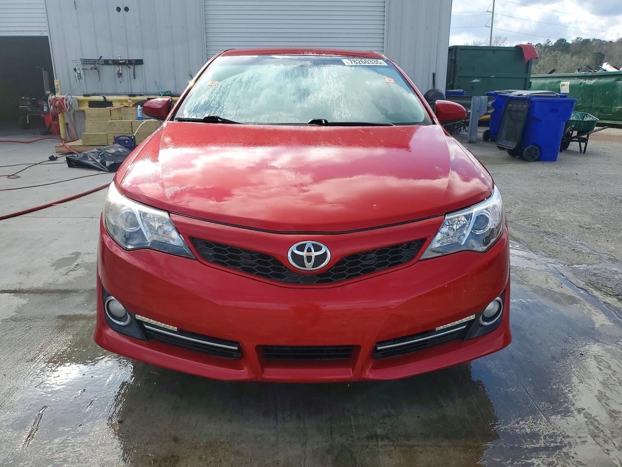 2014 Toyota Camry Se Red vin: 4T1BF1FK5EU867542