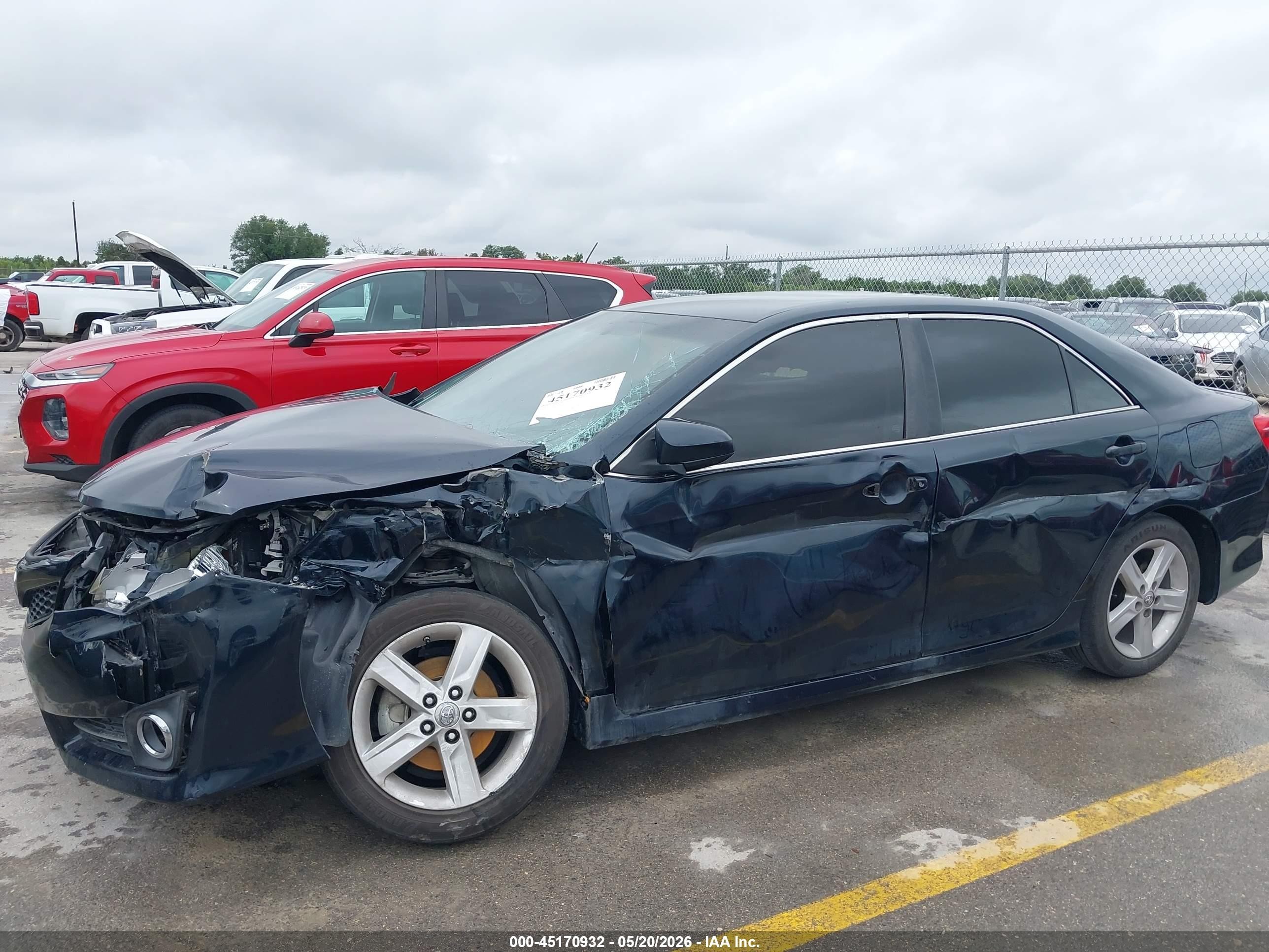 2014 Toyota Camry Se Dark Blue vin: 4T1BF1FK5EU869503