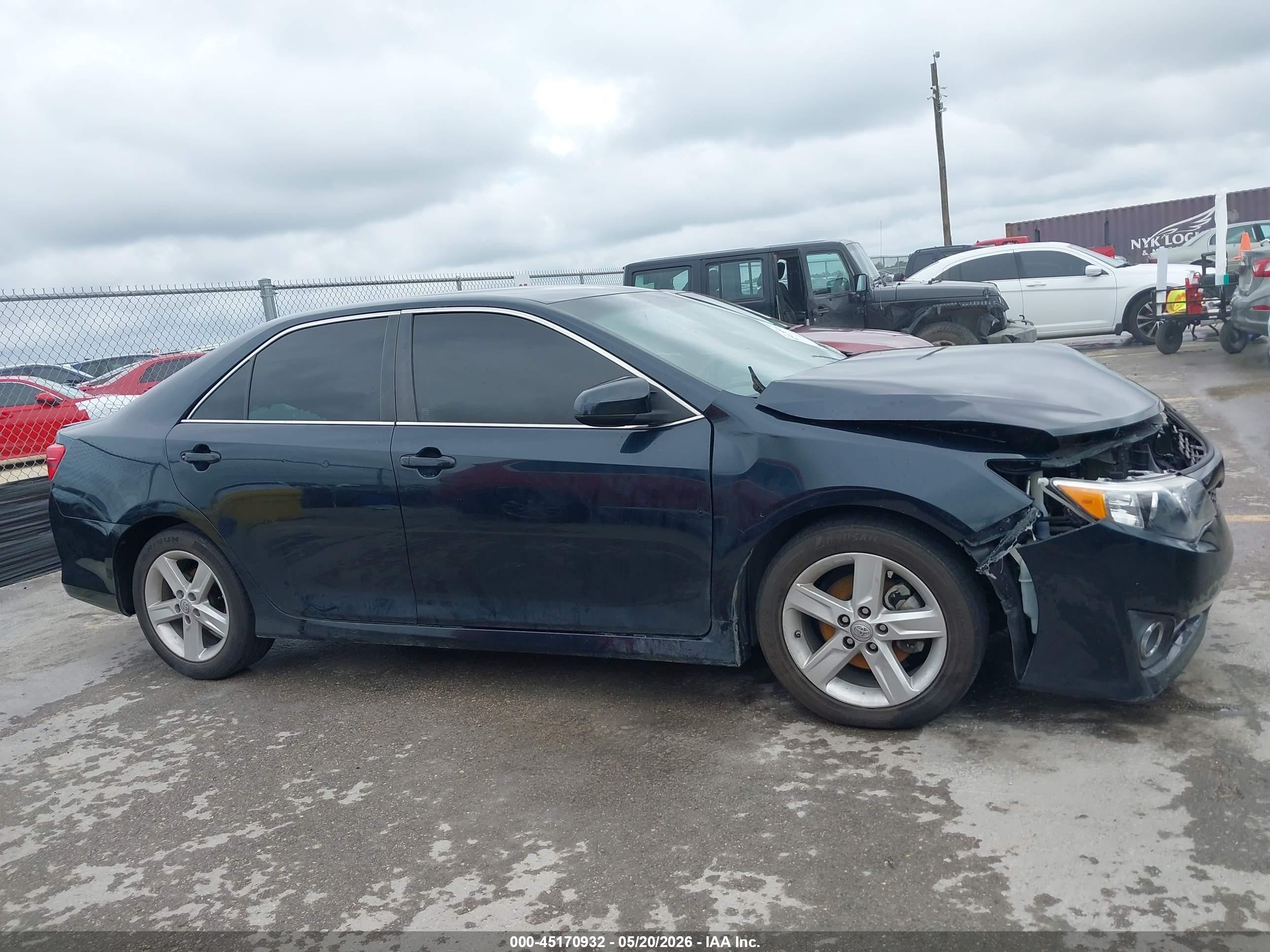 2014 Toyota Camry Se Dark Blue vin: 4T1BF1FK5EU869503