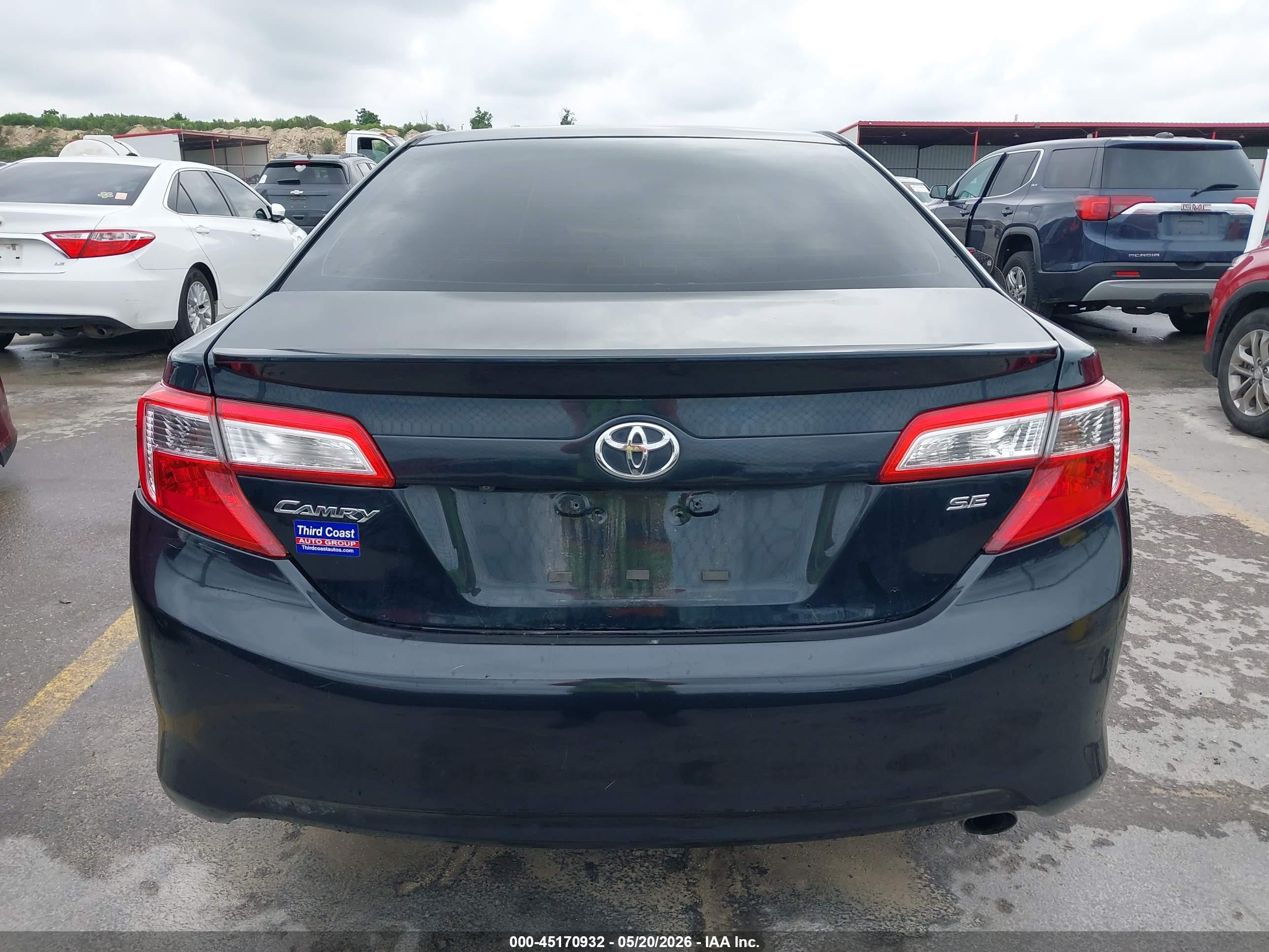 2014 Toyota Camry Se Dark Blue vin: 4T1BF1FK5EU869503
