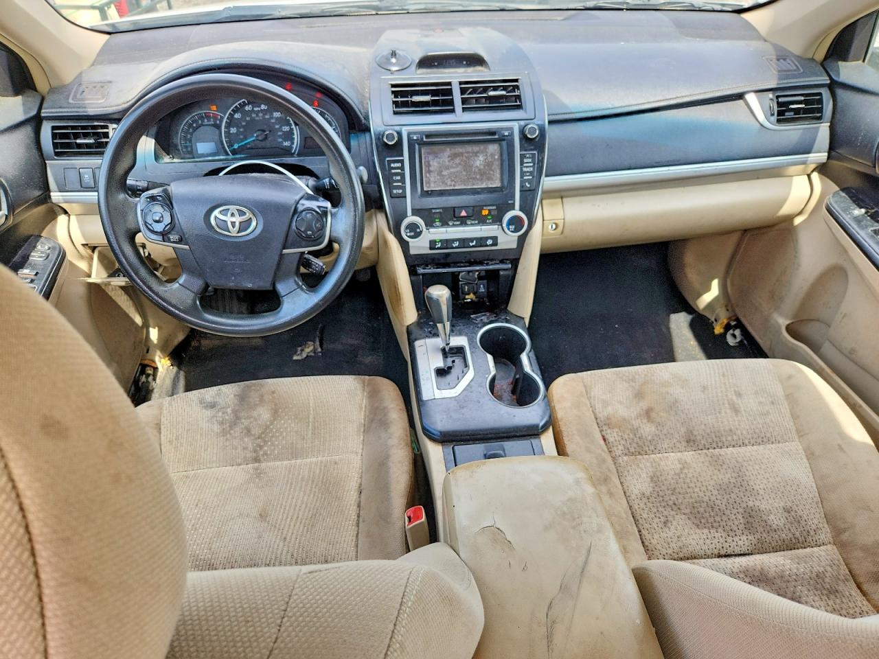2014 Toyota Camry Le White vin: 4T1BF1FK5EU869968