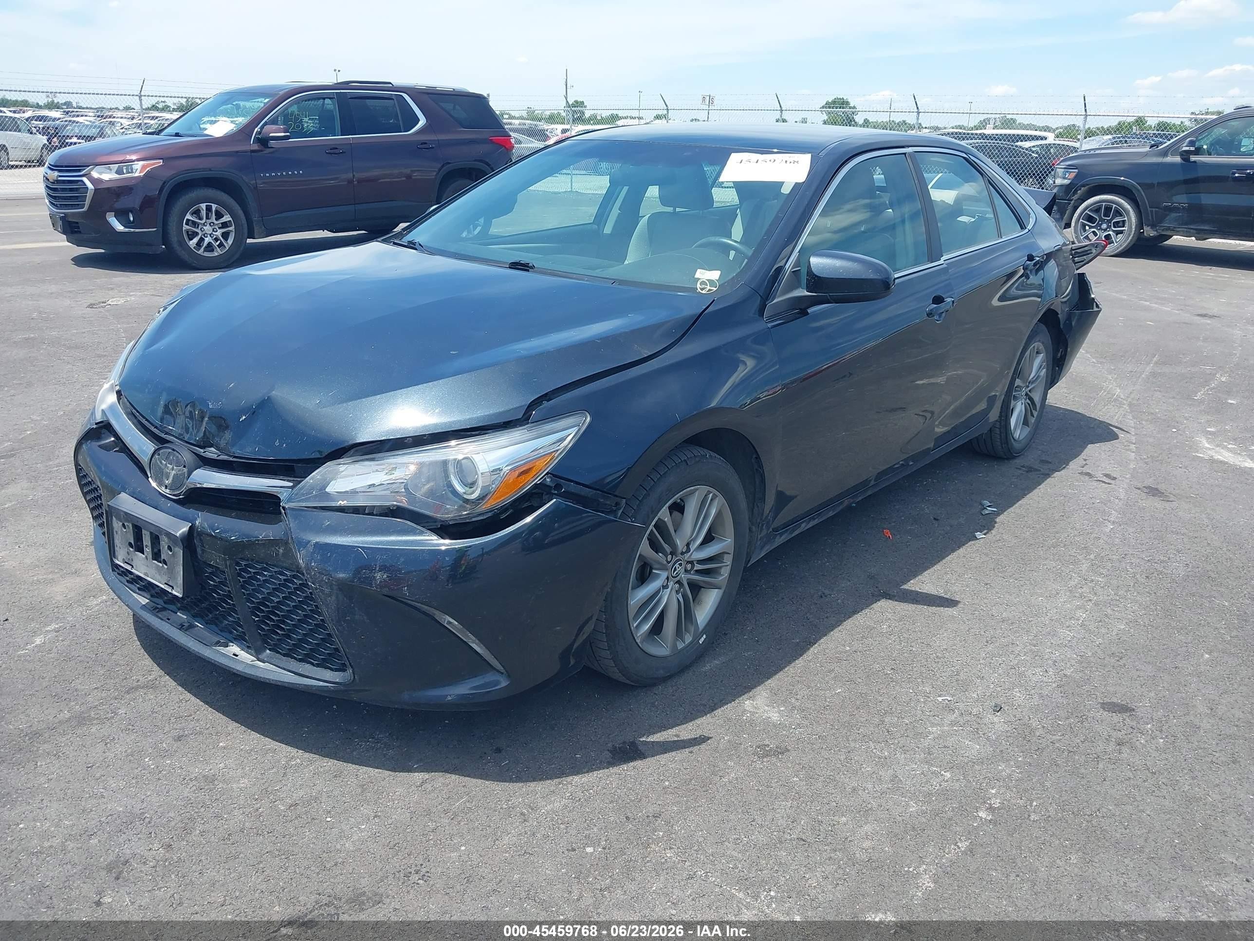 2015 Toyota Camry Se Dark Blue vin: 4T1BF1FK5FU010073