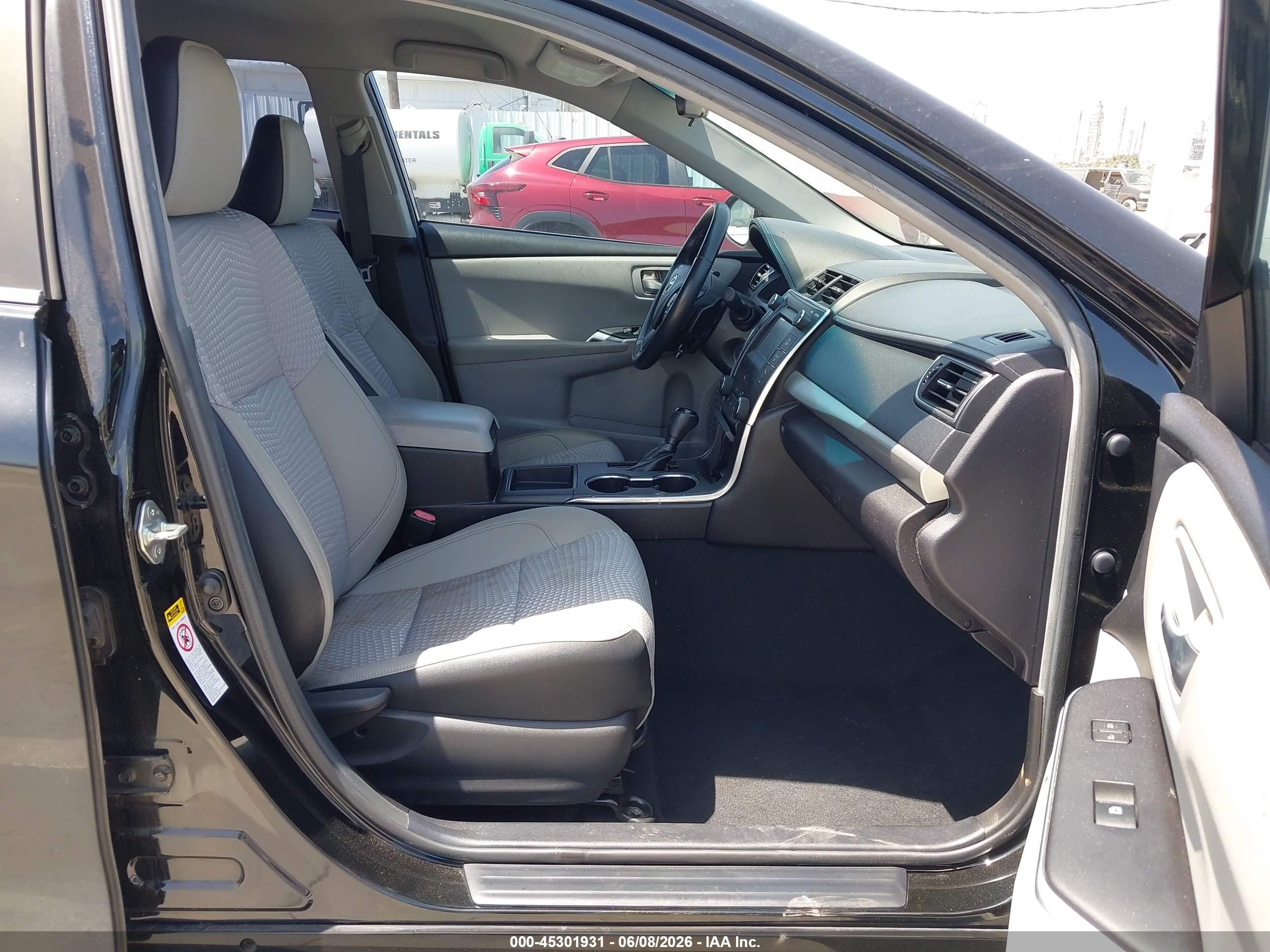 2015 Toyota Camry Se Black vin: 4T1BF1FK5FU013586