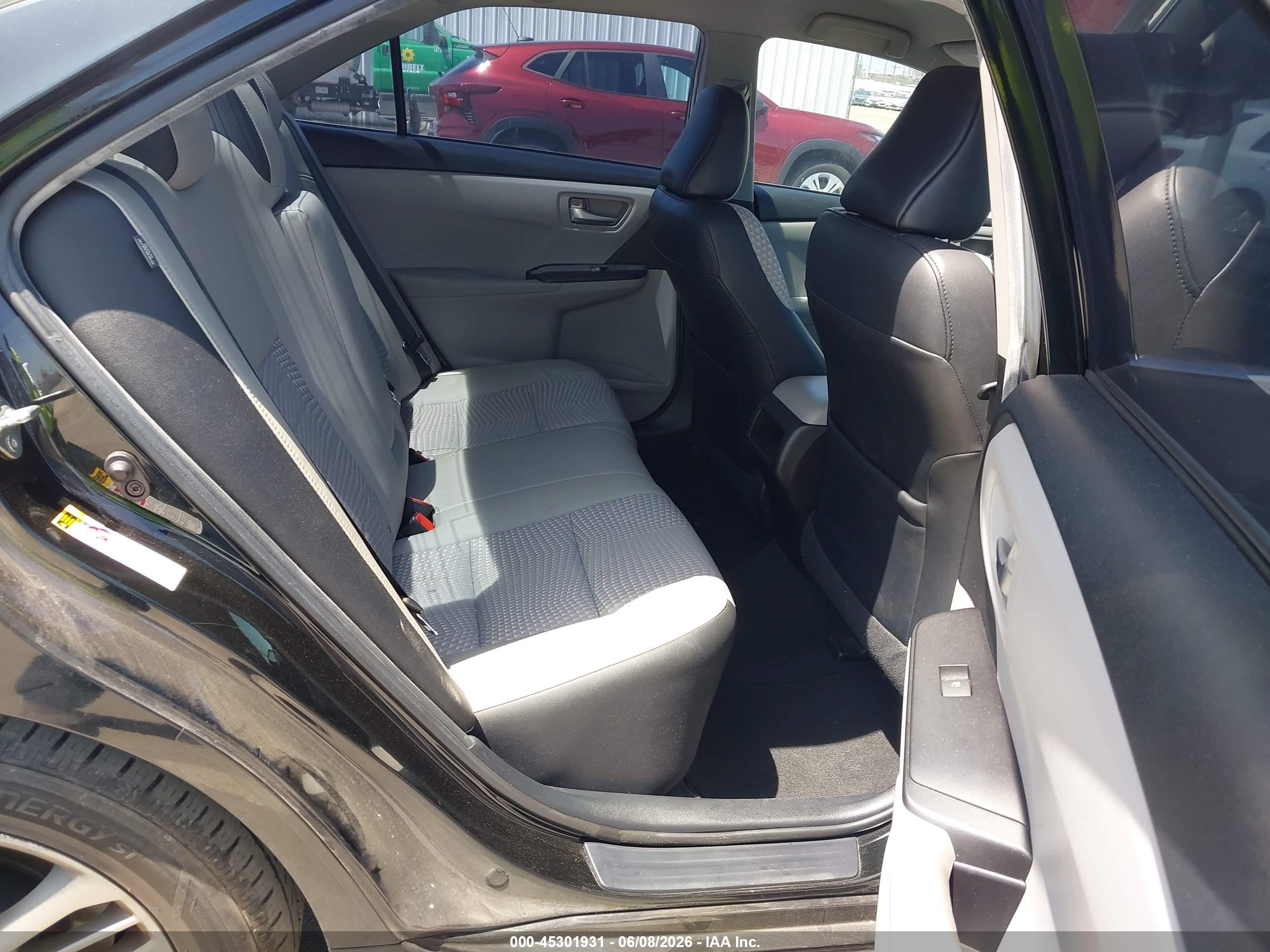 2015 Toyota Camry Se Black vin: 4T1BF1FK5FU013586