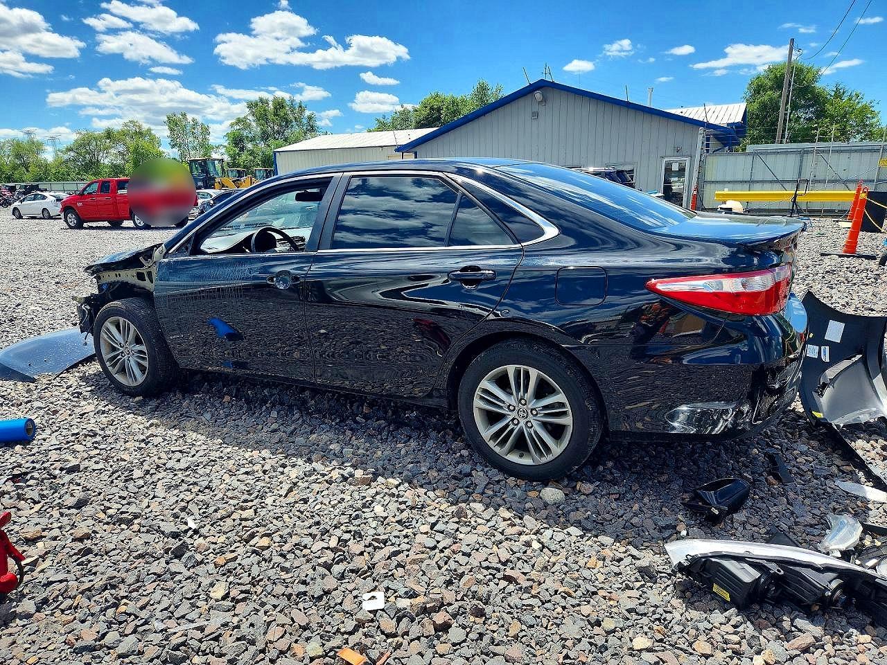 2015 Toyota Camry Se Black vin: 4T1BF1FK5FU026533