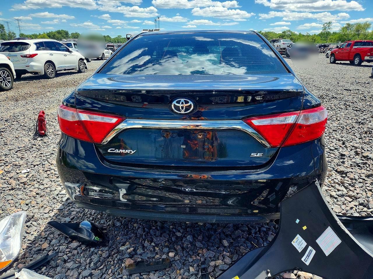 2015 Toyota Camry Se Black vin: 4T1BF1FK5FU026533
