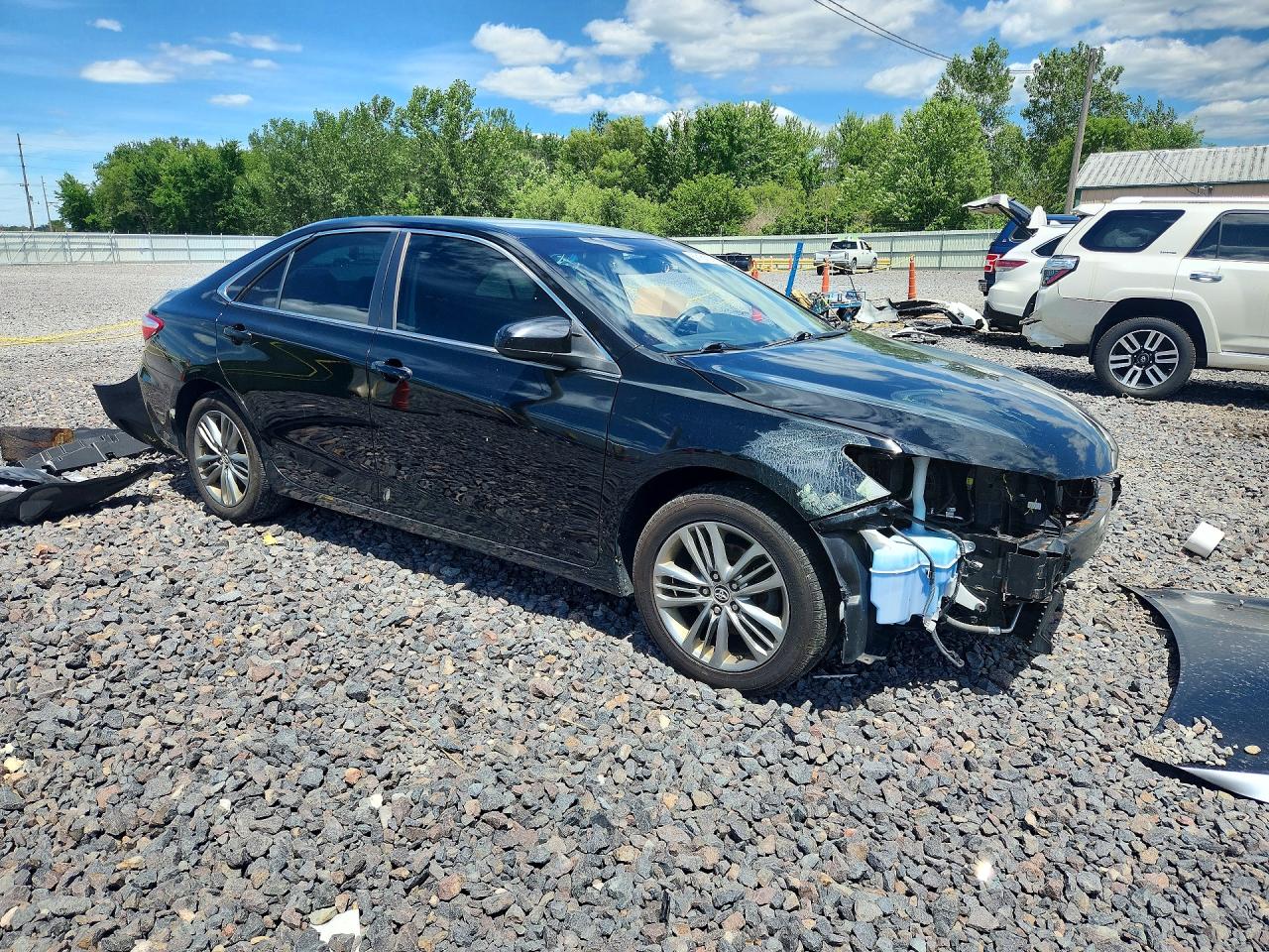 2015 Toyota Camry Se Black vin: 4T1BF1FK5FU026533