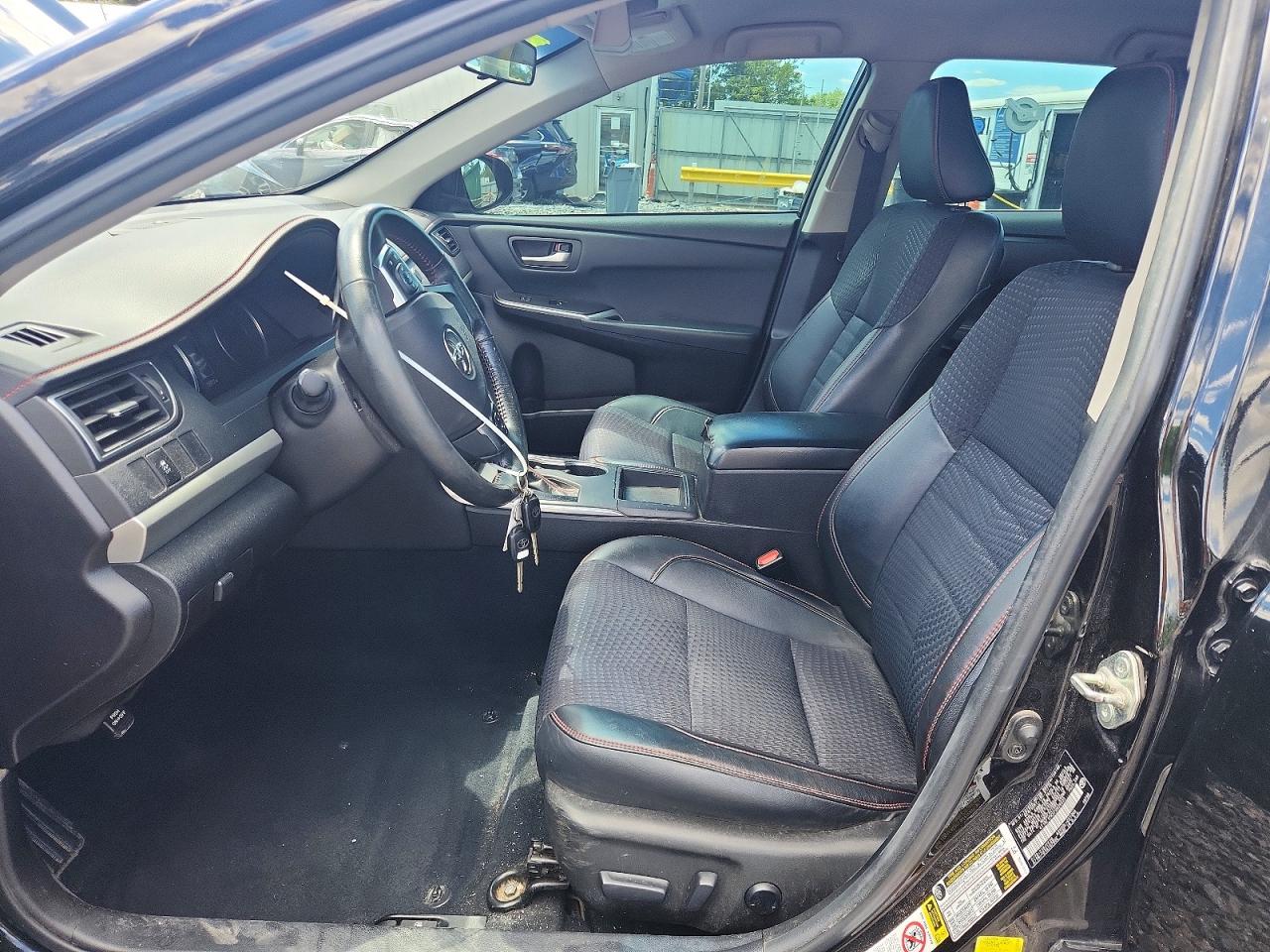 2015 Toyota Camry Se Black vin: 4T1BF1FK5FU026533