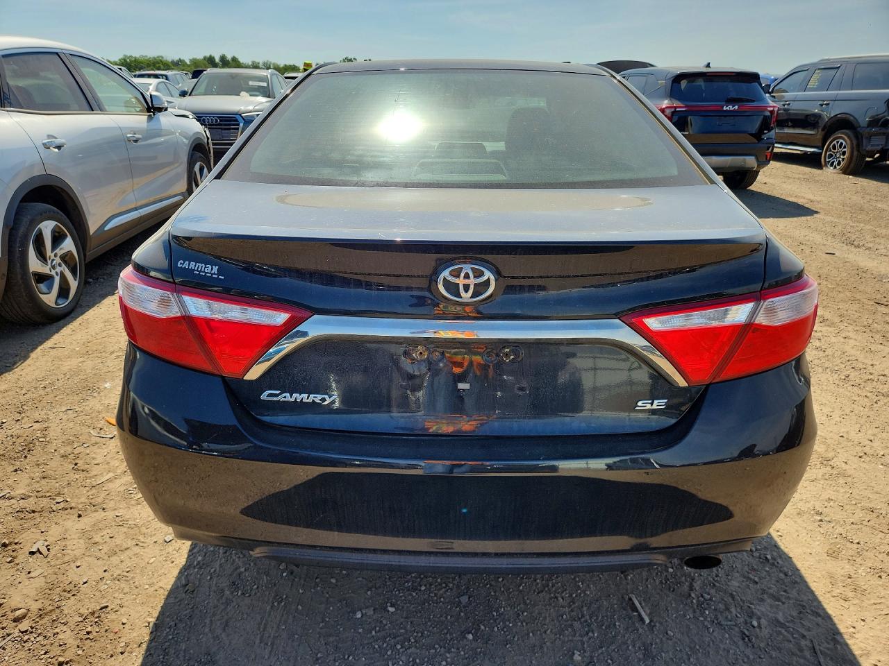 2015 Toyota Camry Se Black vin: 4T1BF1FK5FU036589