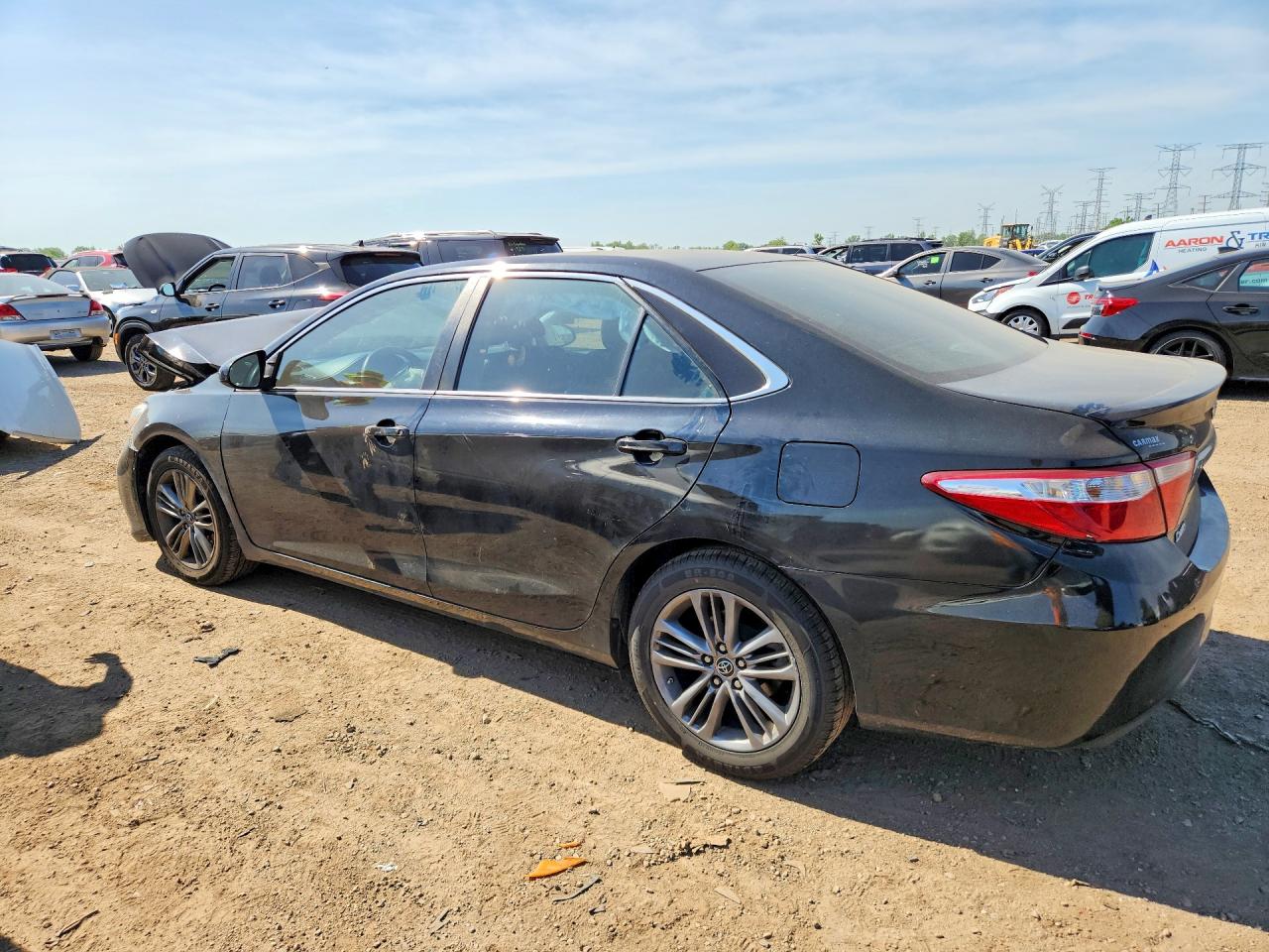 2015 Toyota Camry Se Black vin: 4T1BF1FK5FU036589