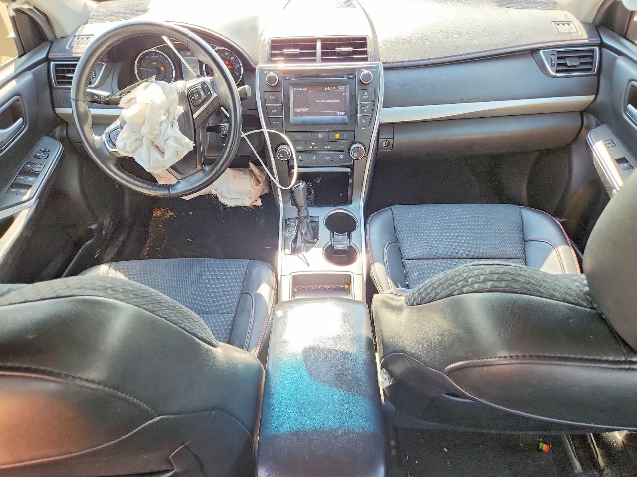 2015 Toyota Camry Se Black vin: 4T1BF1FK5FU036589