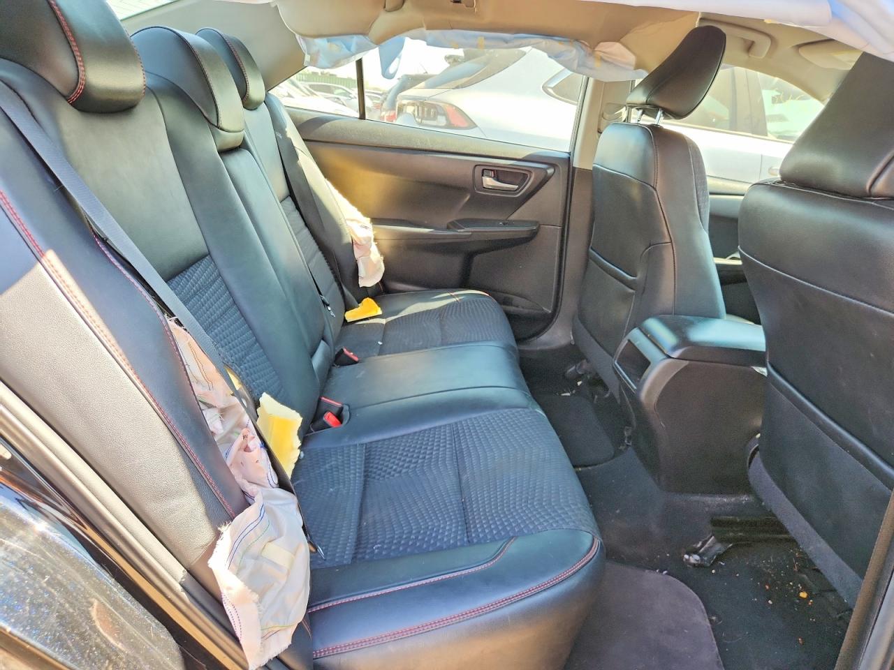 2015 Toyota Camry Se Black vin: 4T1BF1FK5FU036589