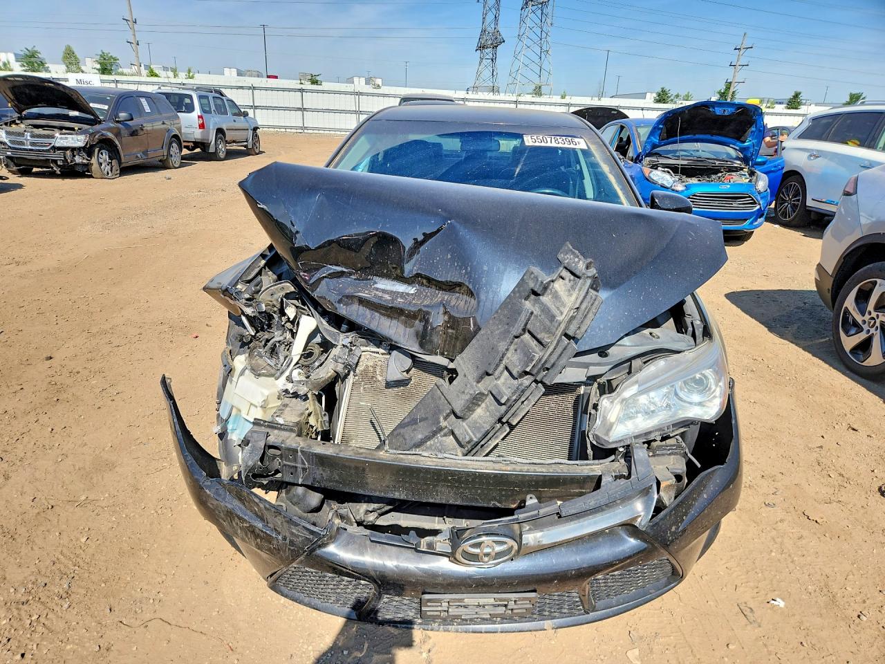 2015 Toyota Camry Se Black vin: 4T1BF1FK5FU036589