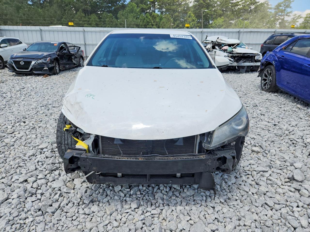 2015 Toyota Camry Se White vin: 4T1BF1FK5FU042179