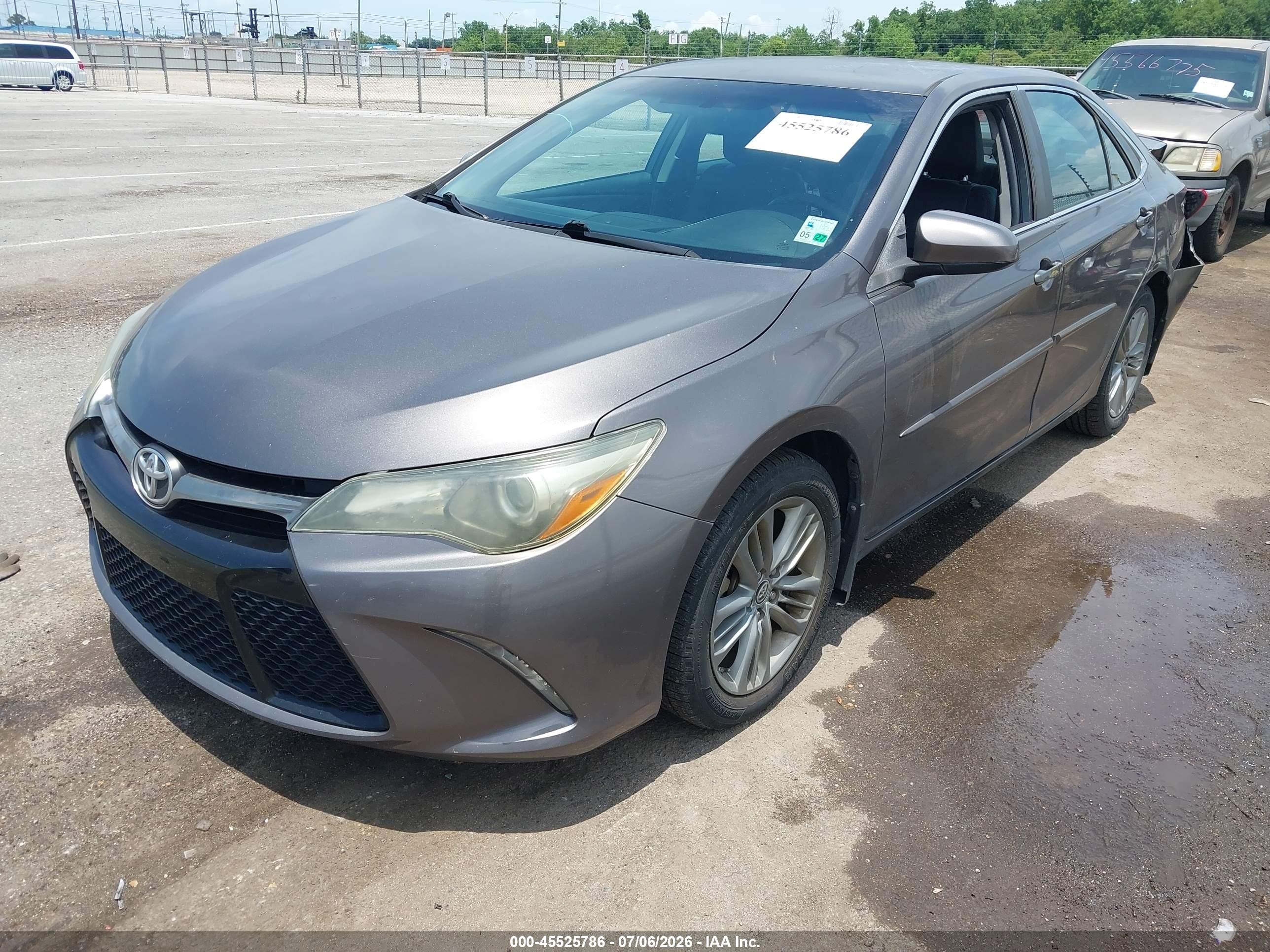 2015 Toyota Camry Se Black vin: 4T1BF1FK5FU044871