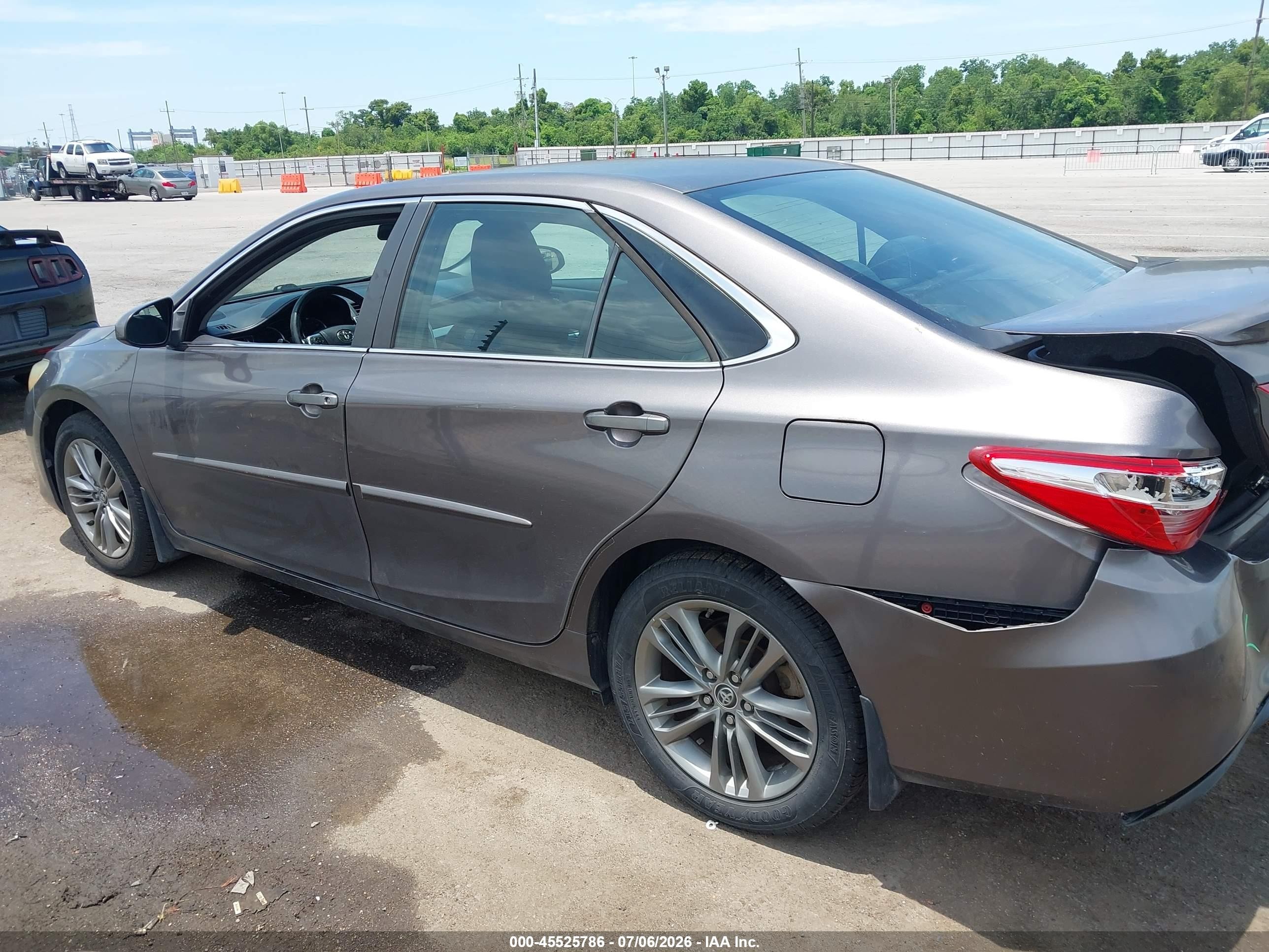 2015 Toyota Camry Se Black vin: 4T1BF1FK5FU044871
