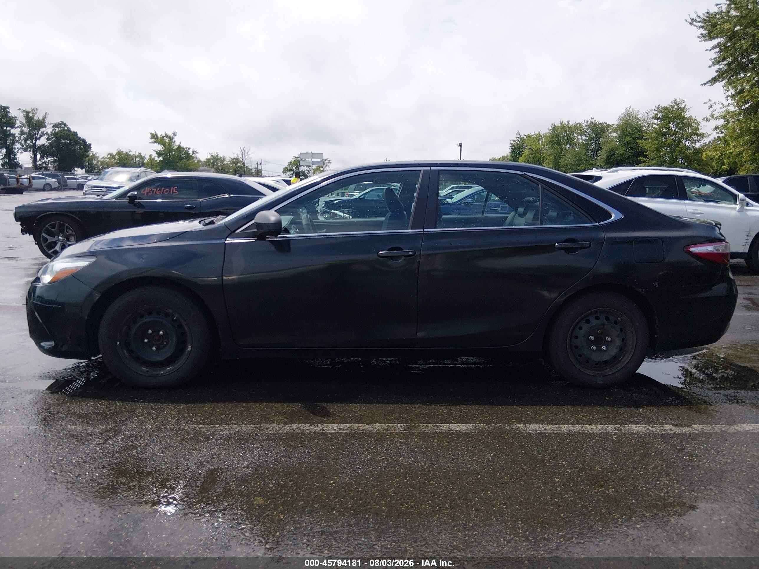 2015 Toyota Camry Se Black vin: 4T1BF1FK5FU047334