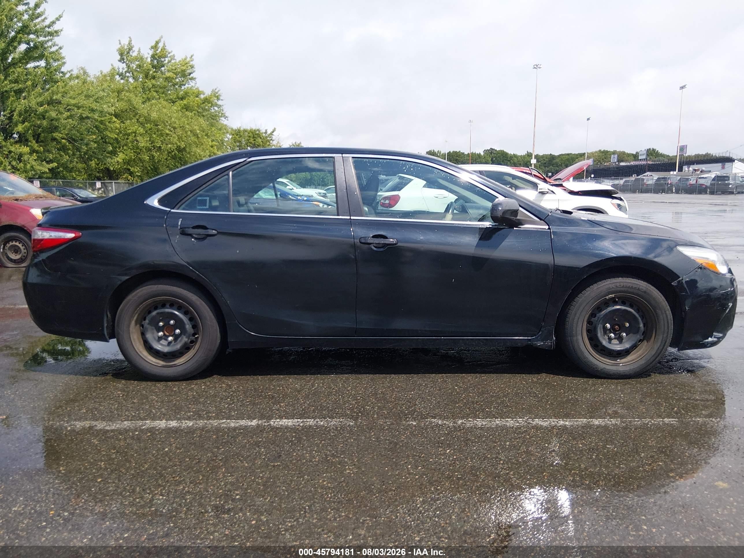 2015 Toyota Camry Se Black vin: 4T1BF1FK5FU047334