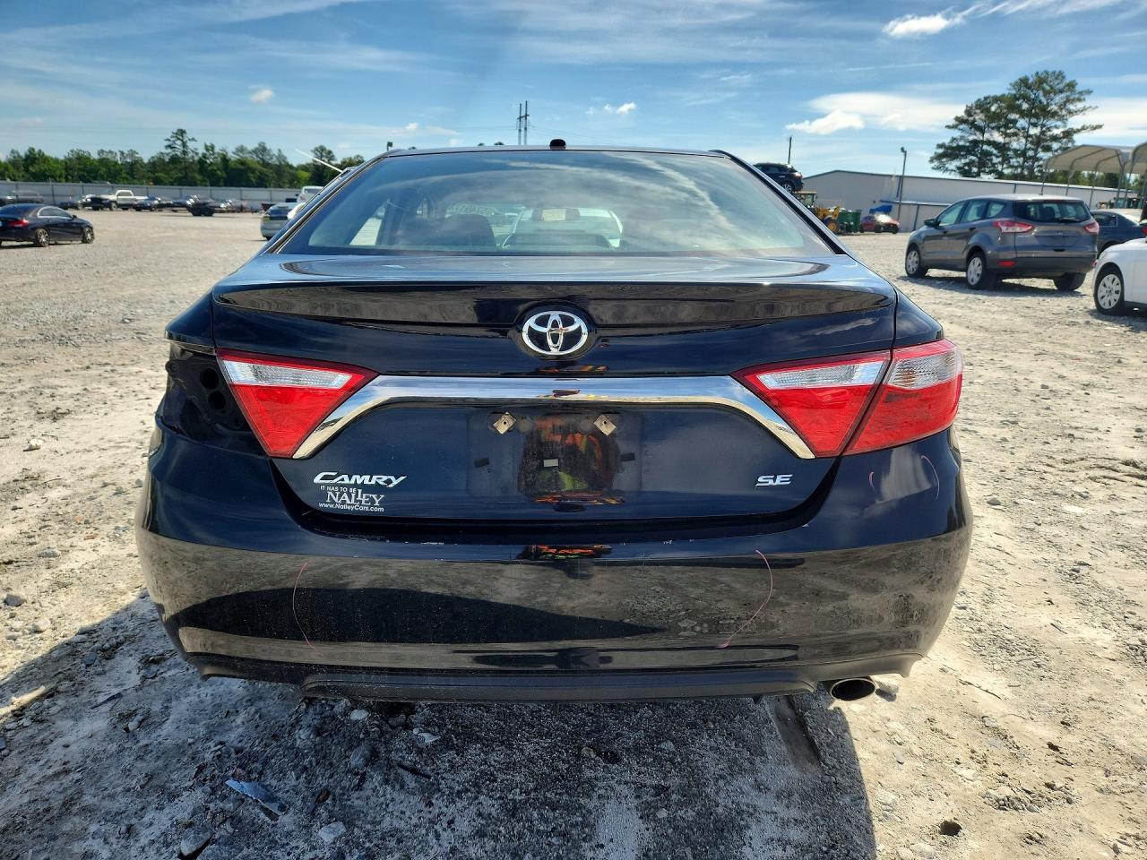 2015 Toyota Camry Se Black vin: 4T1BF1FK5FU059094