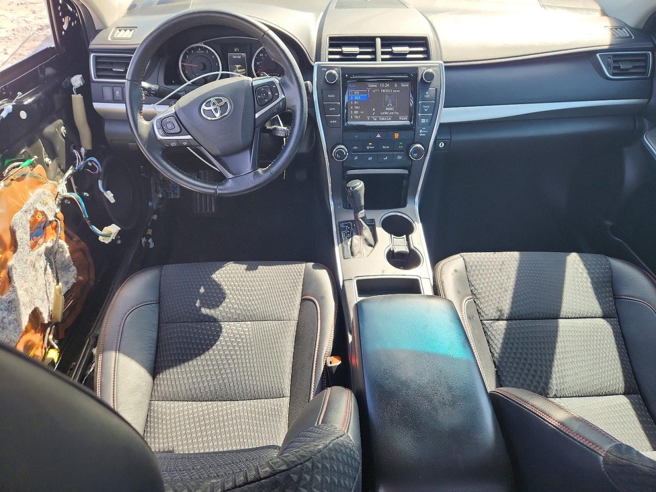 2015 Toyota Camry Se Black vin: 4T1BF1FK5FU059094